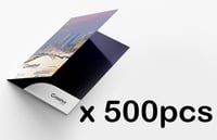 طباعة فولدر ورقي مع جيب طباعة عالية الدقة مع طبقة...