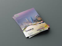 طباعة فولدر ورقي مع جيب طباعة عالية الدقة مع طبقة...