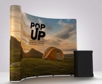 بوب اب منحني مع طباعة عالية الدقة مقاسات متعدده