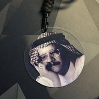 تعليقة سيارة دائرية شفافة طباعة ( حسب الطلب )