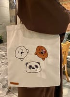 حقيبة قماشية - الدببه الثلاثة -