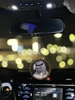 تعليقة سيارة طباعة خشب - حسب الطلب -