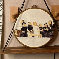 تطريز لوحة " كبيرة " صورة شخصية - حسب الطلب -