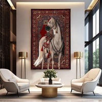 لوحة خيل السجاد