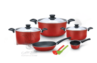 طقم قدور تروفال 10قطع الاصلي مع كنك