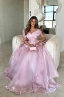 فستان انيق مميز بطيات جذابة