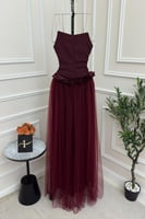 فستان برغاندي ناعم