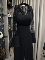 جامبسوت اسود انيق مميز بتطريز