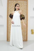 جلابية انيقة باللون الابيض