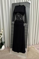 دراعة انيقة من قطعتين مزينة بتطريز