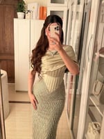 فستان سهرة بتصميم فاخر