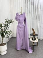 فستان ناعم بلون اللافندر