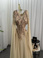 فستان سهرة اسود بكتف واحد