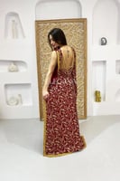 جلابية فخمة باللون العودي