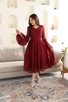 فستان انيق ميدي كم الجوبير