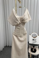 فستان ناعم بستايل كورسيه