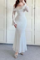 فستان ناعم من الدانتيل