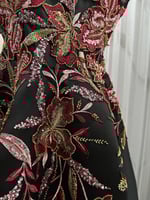 فستان سهرة اسود بتطريز فاخر