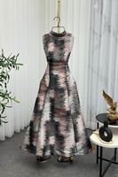 فستان ناعم بطبعات مميزة