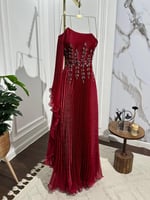 فستان بليسيه مميز بتطريز مميز