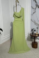 فستان ناعم بكتف واحد