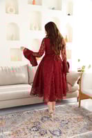 فستان انيق ميدي كم الجوبير