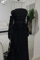 فستان سهرة انيق من الدانتيل