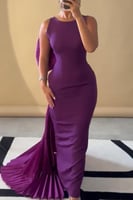 فستان طويل سابرينا بفيونكة في الخلف