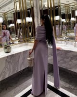 فستان ناعم بلون اللافندر