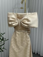 فستان سهرة بيج مميز