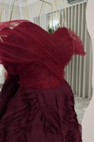 فستان سهرة عودي من التل