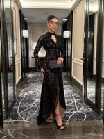 فستان سهرة مميز من الدانتيل