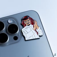 ملصق معدني موسيقار الخليج