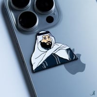 ملصق معدني محمد بن سلمان