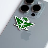 ملصق معدني الخطوط السعودية