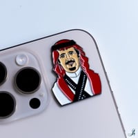 ملصق معدني الملك سلمان