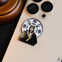 ملصق معدني الملك عبدالعزيز (المؤسس)