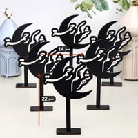 مجموعة من 6 ستاند خشبي رمضاني بعبارة (شهركم رحمة)