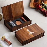 بوكس ختم مع علبة شمع