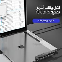 محول مدخل تايب سي للايباد والتابلت بمنفذ سفلي