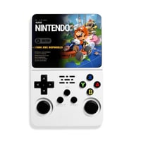 جهاز ألعاب محمول RG36 بسعة 64 جيجابايت - أبيض