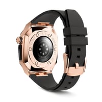 باتيك رويال سوار ساعة ابل فاخر أسود روز من بريمكس