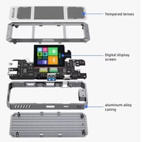 وصلة تايب سي PIVA G71 بمنفذ بـ 7 منافذ بقدرة 100 و...