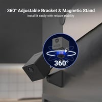 كاميرا مراقبة منزلية داخلية (4G) مع بطارية 2K (ازف...