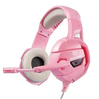 سماعة ألعاب وردي (داتا زون) -ضمان 6 شهور