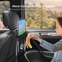 قاعدة جوال مع حامل نفايات للسيارة