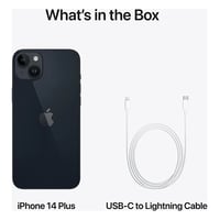 جوال أيفون 14 بلس (أسود) 256 جيجا (شريحتين)