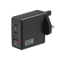 شاحن بيت 65 واط 3 منافذ (مور باور) - ضمان سنتين