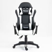 كرسي ألعاب أبيض في أسود (Teso)