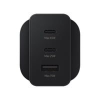 شاحن بيت سامسونج أصلي 3 منافذ 65 واط - ضمان سنتين